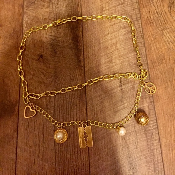 moschino redwall belt